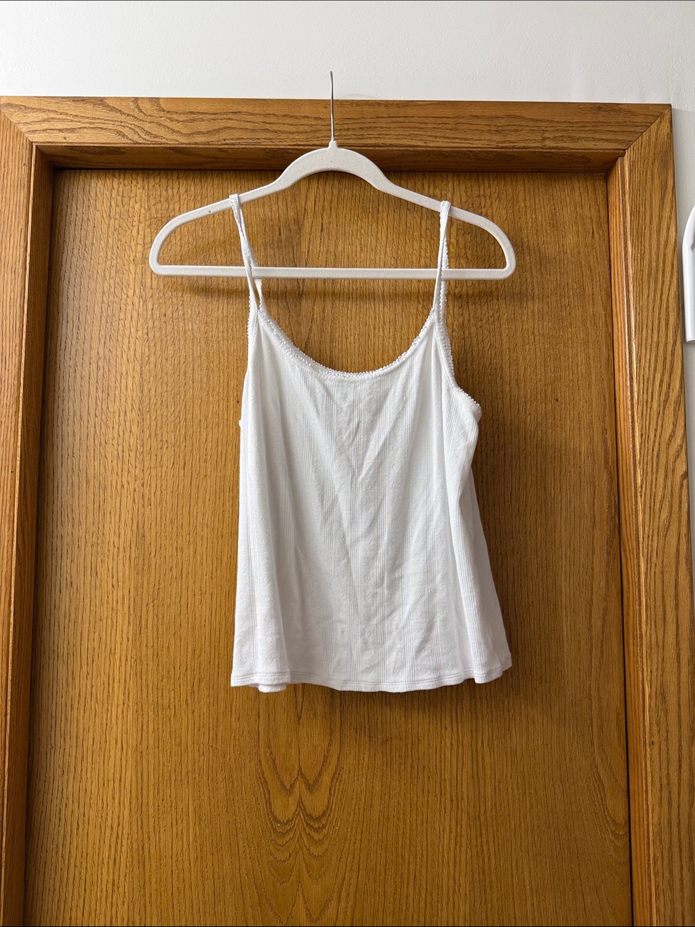 Posh Peanut White Spaghetti Strap Camisole